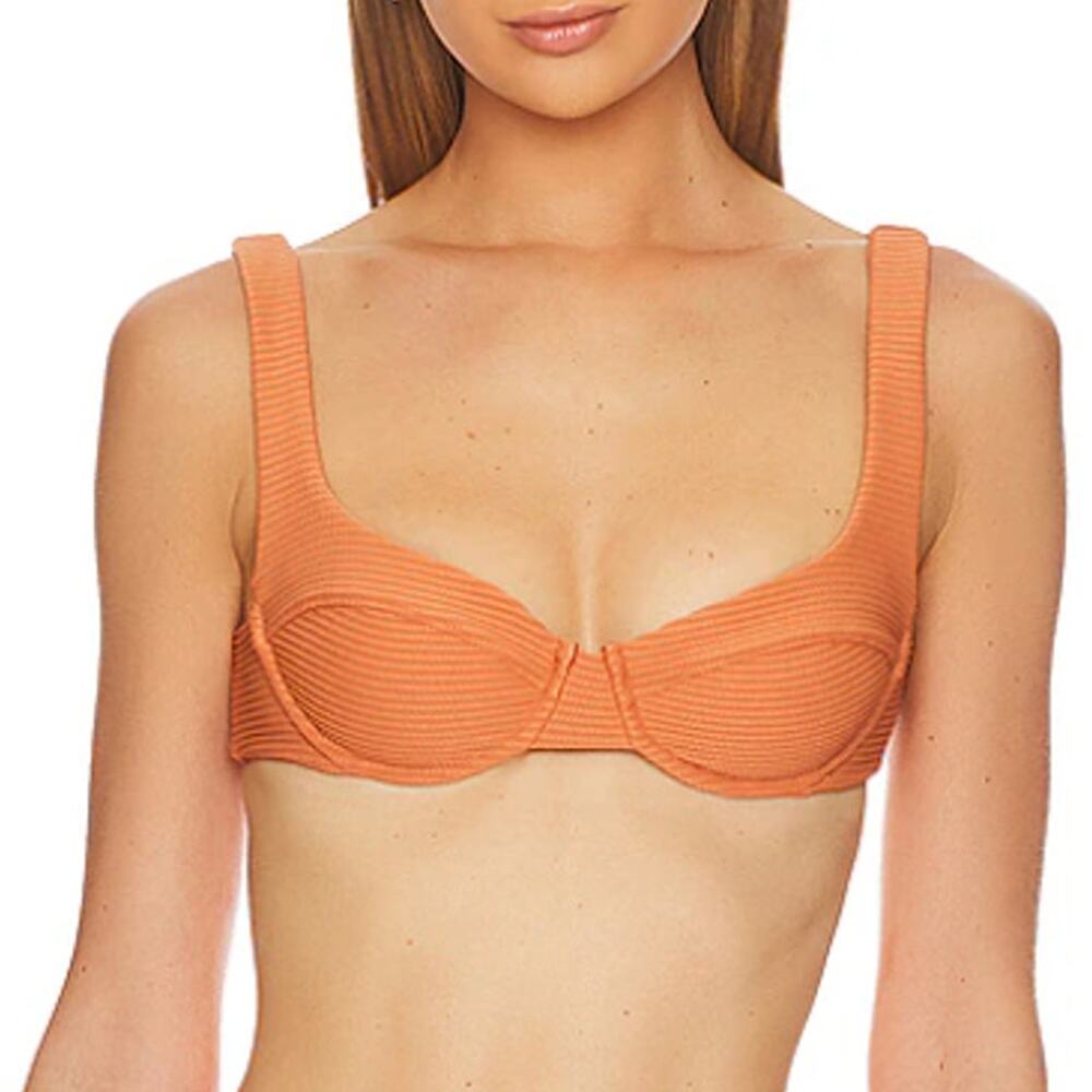L*Space Nikita Bikini Top Size Medium in Sienna